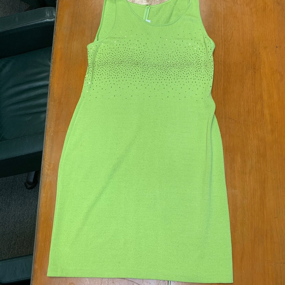 High End St. Johns Sleeveles Knitted Evening Dress